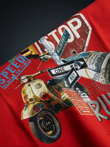 Boys Red Legends Graphic Print T-Shirt