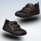 Adidas Fluo Black Velcro Unisex School Shoes.