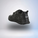 Liberty Force 10 Unisex Black Velcro School Shoes.