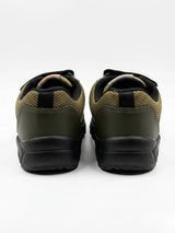 Rex Stealth Green Velcro Sneakers for Boys.