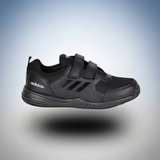 Adidas Element 1.0M Black Velcro School Shoes.