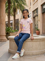 Girls' Pink Minnie Mouse Graphic Clothing Top
