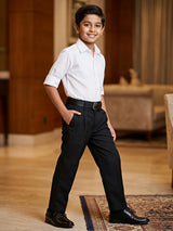 Boys' Classic Black Formal Pant