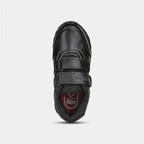 Bata Unisex Black Velcro School Shoes - Durable All-Day Comfort.