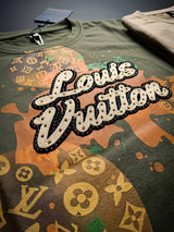 Boys Green Printed Graphic T-Shirt