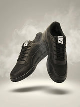 Puma Black Lace Unisex School Shoes.