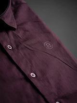 Boys Dark Purple Full Sleeve Casual Shirt.