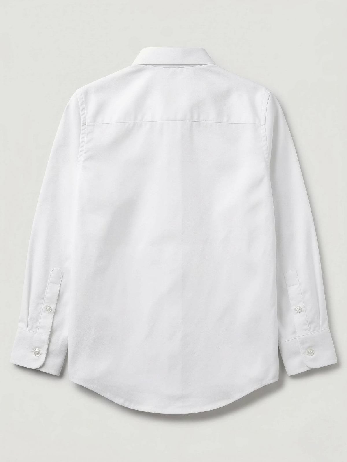 Boys Classic White Long Sleeve Casual Shirt.