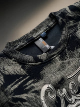 Green Leaf Print Casual T-Shirt Casual Wear