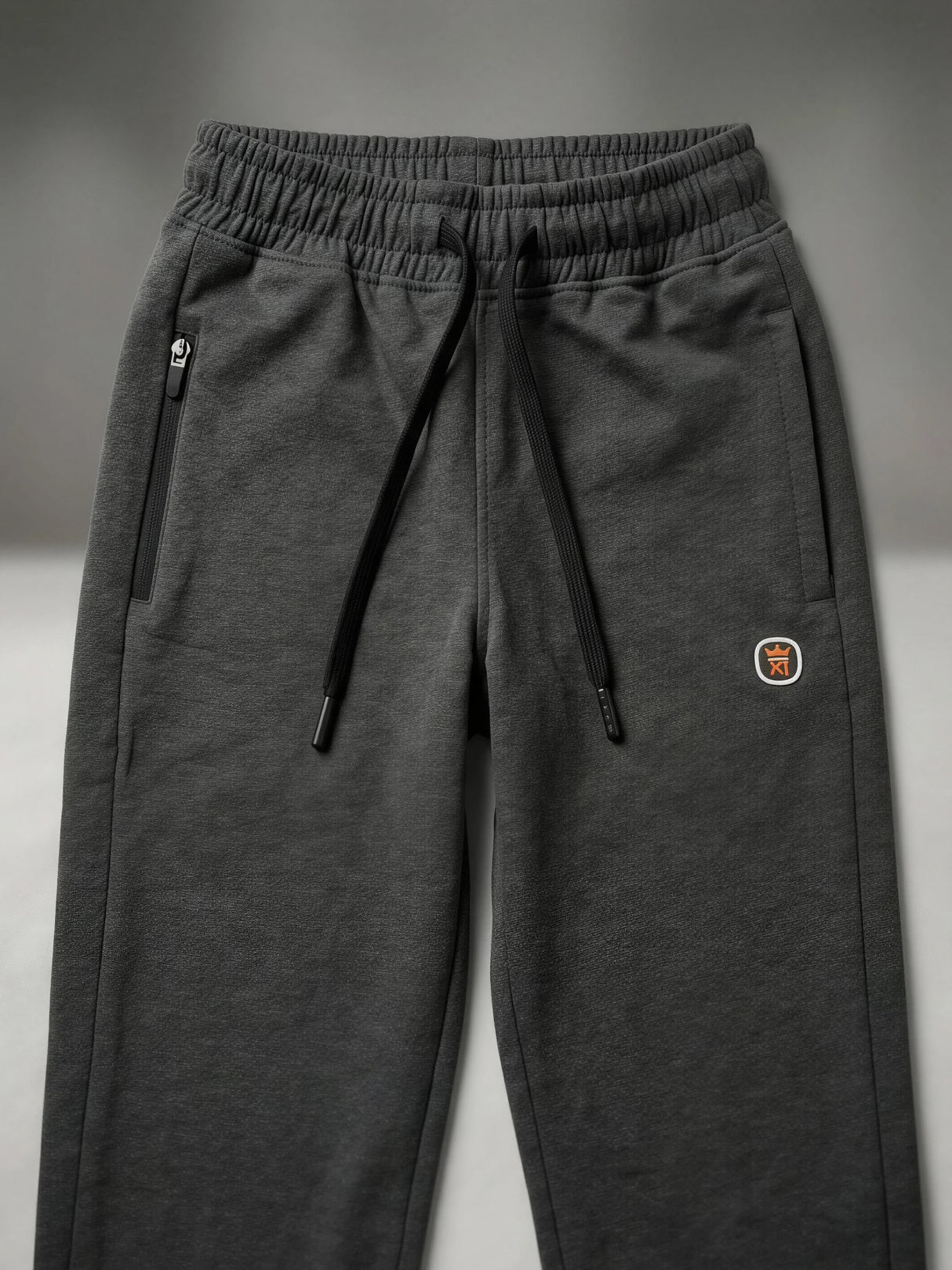 Boys Dark Grey Casual Jogger Pants