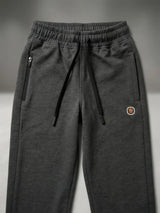 Boys Dark Grey Casual Jogger Pants