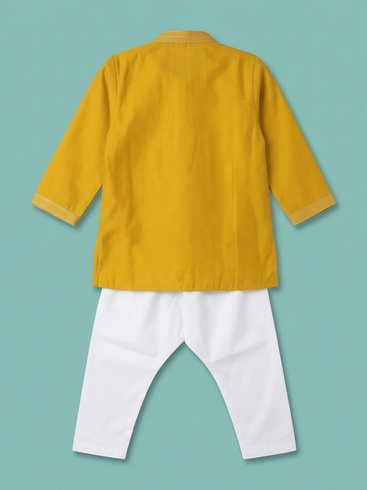 Boys Yellow Ethnic Kurta Set