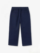 Black Cotton Blend Pant Casual Wear