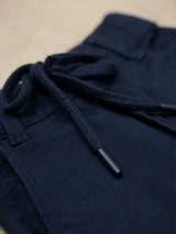 Black Cotton Blend Pant Casual Wear