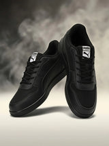 Puma Black Lace Unisex School Shoes.