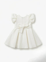 White Floral Embroidered Frocks for Festive Ethnic Wear