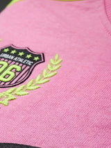 Pink Graphic Print Sweatshirt Girls Coordinate Set Kids Casual Wear