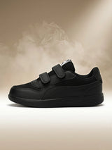 Puma Black Velcro Unisex School Shoes.