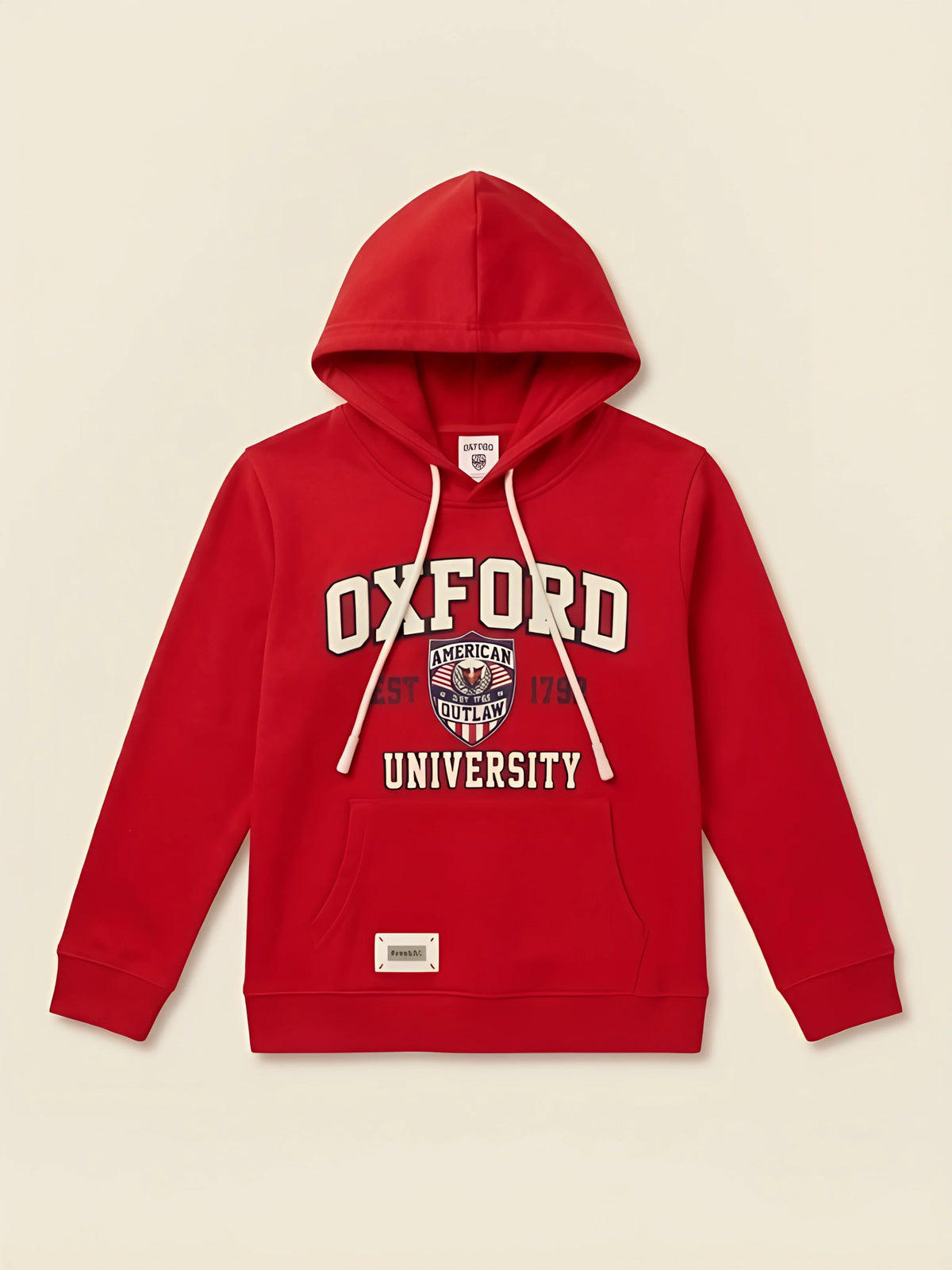 Boys Red Printed Hooded T-Shirt