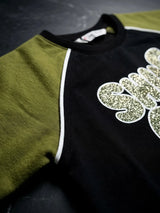 Black Printed Cotton Girls Coordinate Set Kids Casual Wear