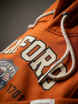 Boys Orange Oxford University Hooded T-Shirt