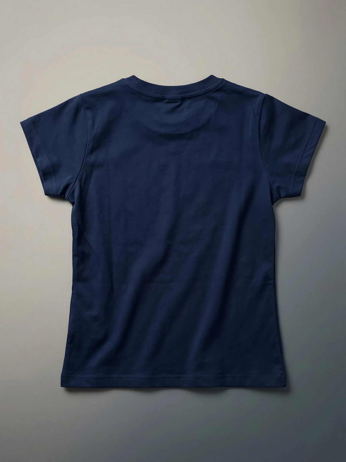 Empower Graphic Crew Neck Daily Wear for Girls - Navy Blue