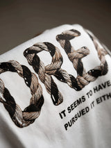 Brown Typography Print Girls Coordinate Set Kids Casual Wear