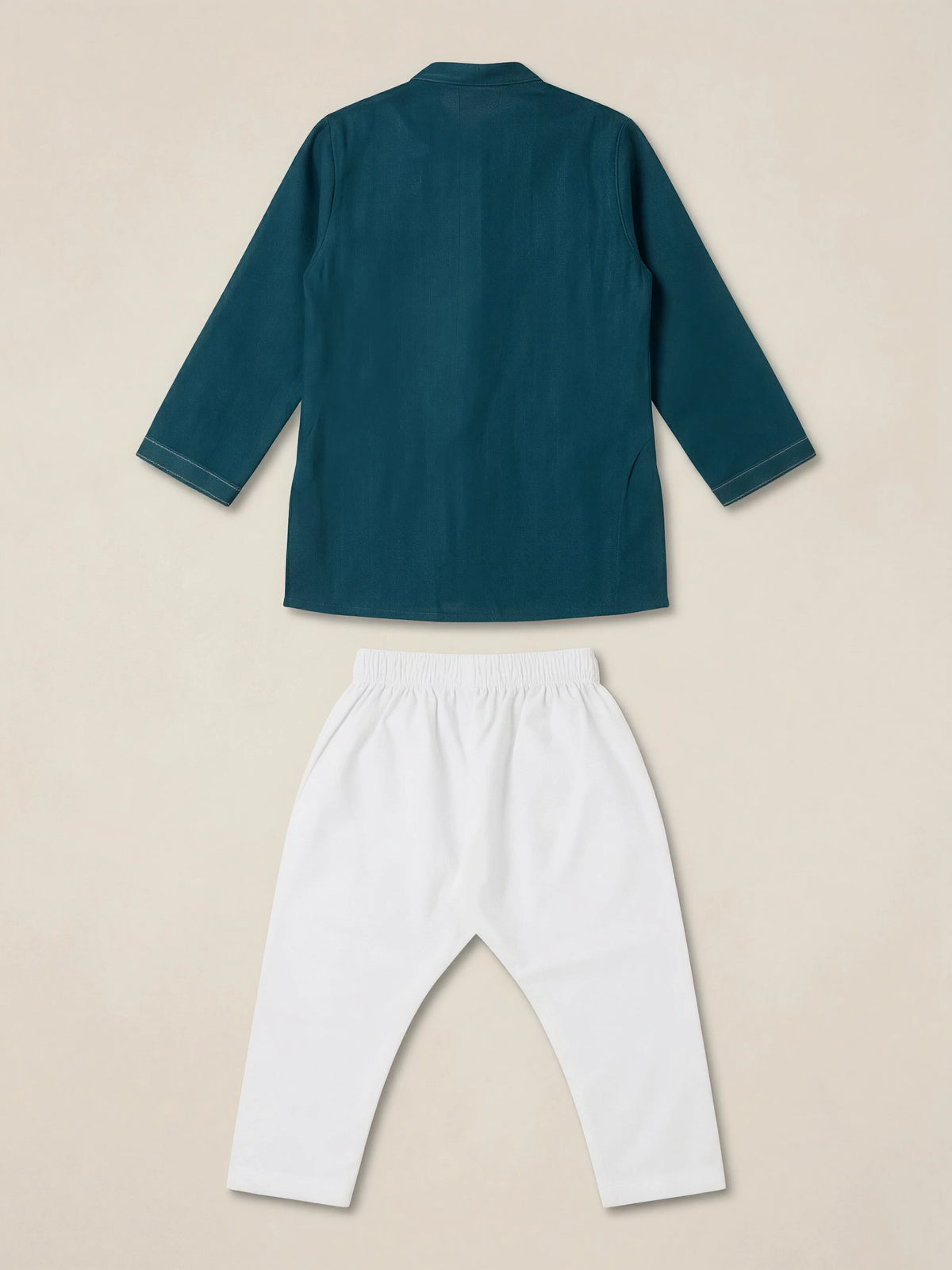 Boys Teal Green Kurta Pyjama Set