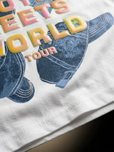 Boys White Meets World Graphic T-Shirt