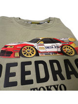 Boys' "Speedracer" Graphic Full-Sleeve T-Shirt - Green Color