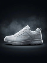 Skechers Essential Lace-Up School Shoes - White.