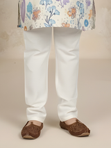 The Whimsical Meadow Floral Printed Kurta & Pajama Set.