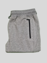 Boys’ Grey Cotton Jogger Pants – Casual Comfort with Zip Pockets & Cargo Style