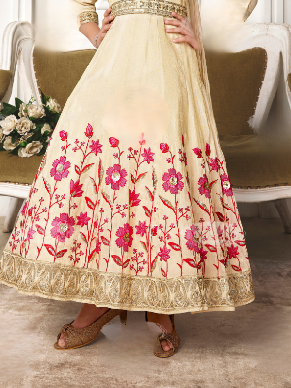 Girls Traditional Full Sleeves Chuddidar Sets - Rani