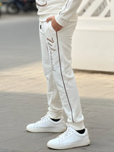 Boys' Cream Hoodie Cordinated Sets