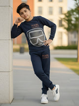 Boys’ Navy Lagerfeld Graphic Co-ord Set