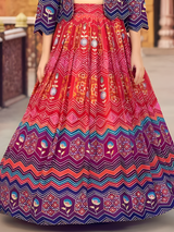 Girls' Sunny Yellow Embroidered Lehenga Set