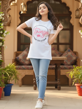 Kids' "Stronger Than The Storm" Graphic T-Shirt - White