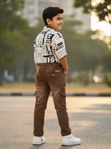 Boys' Urban Adventure Brown Cargo Pants