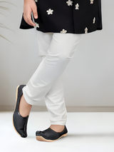 The Midnight Bloom Embroidered Indo-Western Jacket Shervani Set (Black).