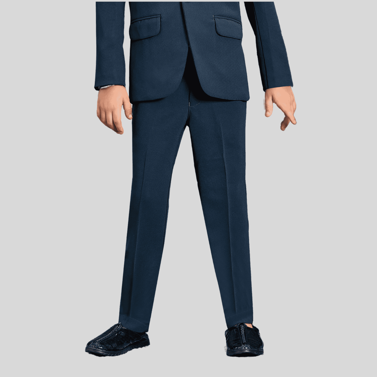 Boys Party 3 Piece Suit With Bow-Purple