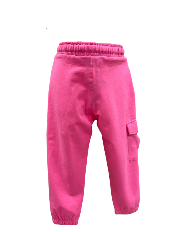 Girls Pink Jogger Pants with “I Am Happiness” Print