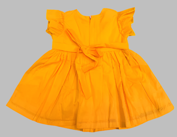 Girls hand work dress fit and flare