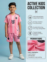 Boys Peach Sports Coordinate Set