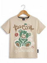 Boys Green Bear Graphic Tee & Plaid Shorts Coord Set