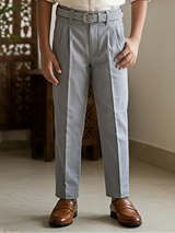 Boys' Premium Dark Gray Comfort Fit Pants
