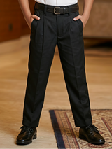Boys' Classic Black Formal Pant