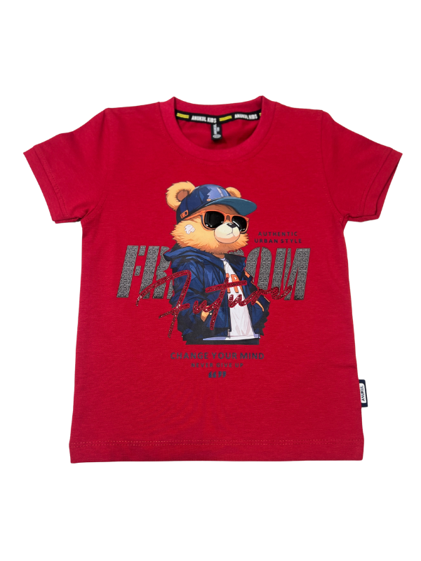 Boys' "Future Freedom" Teddy Bear T-Shirt