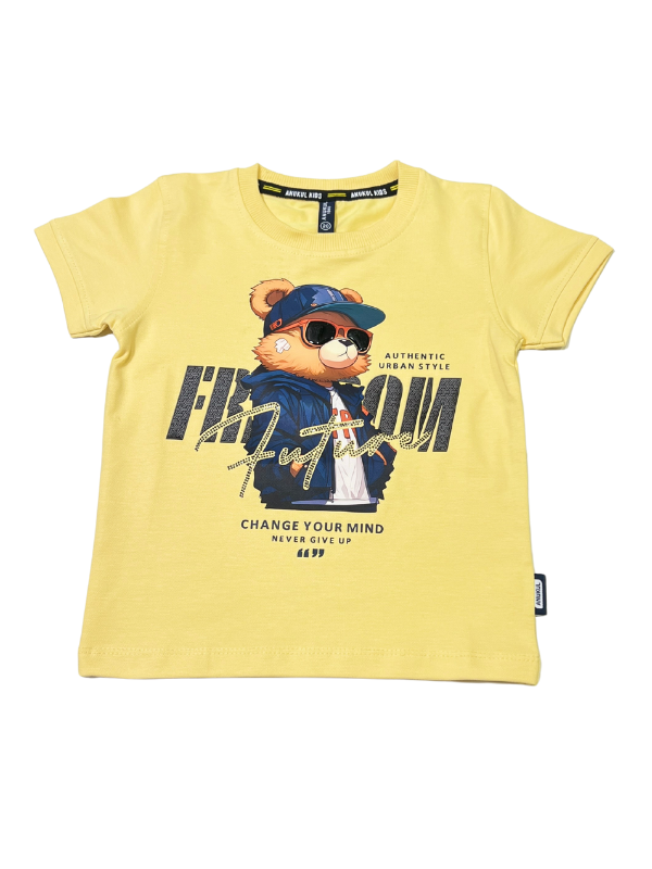 Boys' "Future Freedom" Teddy Bear T-Shirt