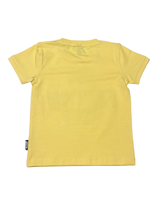 Boys' "Future Freedom" Teddy Bear Graphic T-Shirt - Red Color